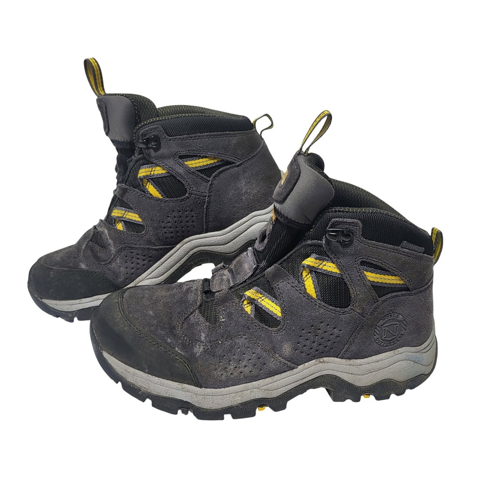 Noble Outfitters‎ Mens All-Around Waterproof Hiking Boots Gray Yellow 9.5 R*